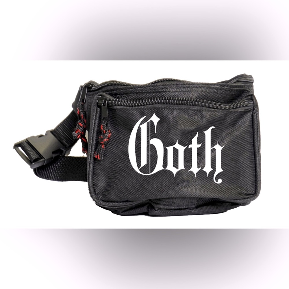 Unisex Blackcraft Cult Black Goth Fanny Pack